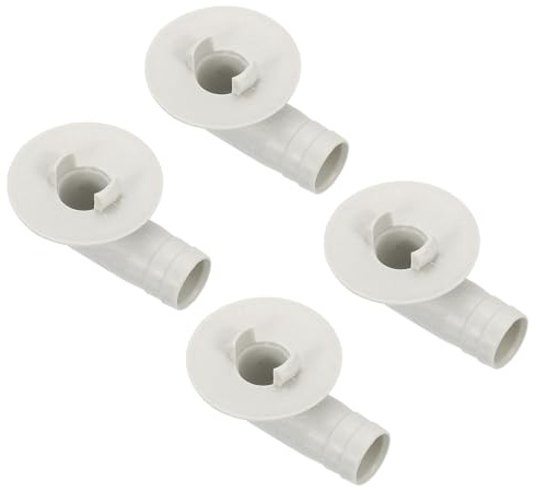 uxcell 4pcs Air Conditioner Drain Hose Connector Elbow Fitting with Ring