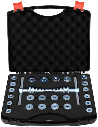 Nastopee Kit De Presse À Roulement De Vélo,Ensembles D'Outils De Roulement De Vélo,avec Boîte De Rangement,en Alliage D'Aluminium,Extracteur Roulement pour Vélo