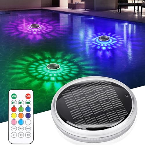 INTERESTIME Luce Solare Piscina Fuori Terra Galleggianti, 1 Pezzo