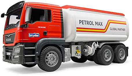 bruder 03775 - Man TGS Tankwagen - 1:16 LKW Lastwagen, Transporter, Fahrzeug, Tankstelle, Spielzeug