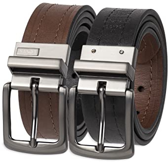 Levi's Men's Reversible Casual Jeans Belt, Brown/Black 1, X-Large (42-44)