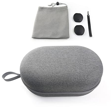 HMHAMA Étui de rangement rigide pour casque et contrôleur PS VR2 VR - Sac de rangement et housse de protection pour objectif - Sac en maille et sangles