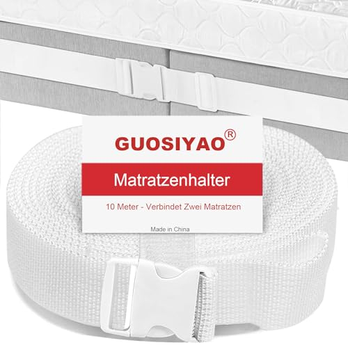 Matratzenhalter 10m Matratzenkeil Verbindet Zwei Matratzen Zu Einer Großen LiegeFläche Doppelbettbrücke Einstellbar Liebesbrücke Einer Großen Liege Fläche Für Familie Und Hotel