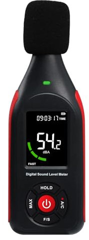 Misuratore di rumore acustico Misuratore di livello sonoro Misuratore dB SPL Misurazione del rumore ambientale in tempo reale, frequenza A/C 31.000 registrazioni di dati Misuratore di decibel.