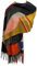 GFM® Schal aus Wollmischung, Kaschmir-Textur, Malerei, Kunstdruck, Schal, Schal für Herbst und Winter (PWSHL), Pwshl-picasso Damen in Rot, L