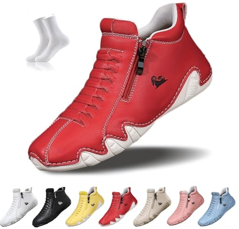Bottes femme faites main avec fermeture éclair imperméables antidérapantes légères confortables slip on chaussures décontractées orthopédiques beck randonnée pieds nus