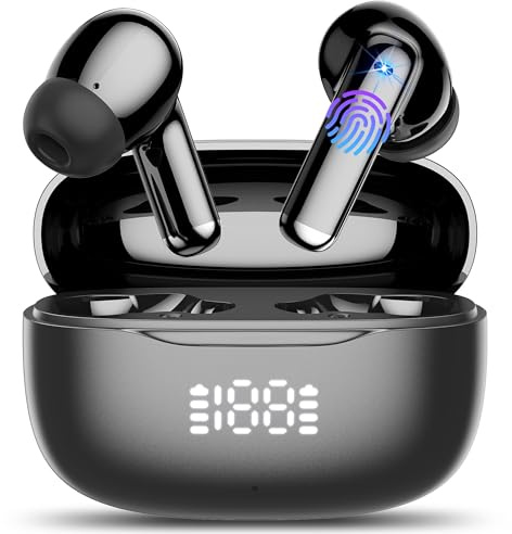 Auriculares Inalambricos Bluetooth, Cancelacion de Ruido Cascos Bluetooth