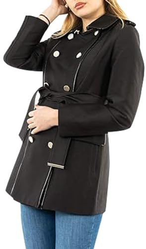 Morgan Trench kort Gazelle Trenchcoat dam, svart, 40