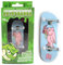 SPITBOARDS 34 mm x 96 mm Pro Fingerboard Set-Up (complète) | Planche en bois véritable | Pro Trucks avec écrous de verrouillage et bushings Pro | Roues Pro en polyuréthane avec roulements | Pig Flue
