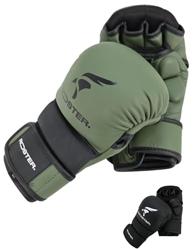 ROSTER. MMA Sparring-Handschuhe, 180 g, Größe S, Grün