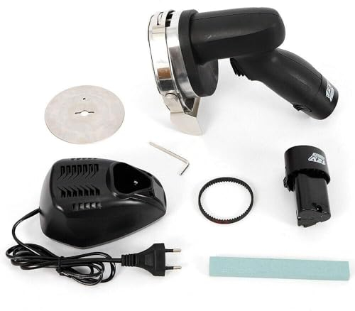 SOPERIT Coltello da kebab elettrico 80 W in acciaio inox per tagliare l'agnello, manzo,pollo ricaricabile