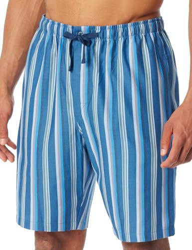Schiesser Herren Kurze Schlafhose-Mix + Relax Pyjamaunterteil, Aquarium_182191, 48