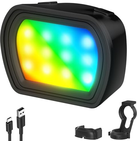 NEEWER BÁSICO Luz Magnética RGB Compatible con dji OSMO Pocket 3 Gimbal Camera & Creator Combo Accessorios, 1W USB C Recargable, Luz LED Auxiliar Relleno Plástico para Selfies, Vlogs y Videos, M21C