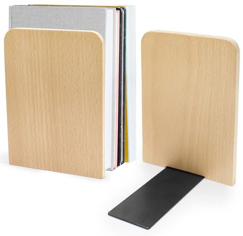 Serre-Livres Design Élégant – Support Livre Robuste pour Organiser Vos Livres – Cale Livre Moderne, Porte Livre Mini Bibliothèque Pratique, Présentoir Livre Durable, (17 x 12 x 11,3 cm)