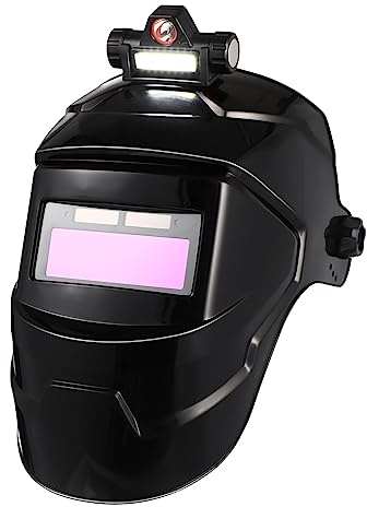 TEMPNAP Casco Per Saldatura Oscuramento Automatico Di Montata Sulla Testa Per Saldatore Ampia Visuale e Regolazione