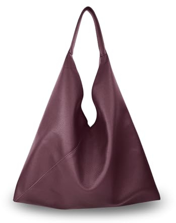 BLNUIEEN'XM Pu Leather Tote Bag for Women, Soft Large Hobo Bag, Fashionable Handbag for Work, Travel, Shopping Shoulder Purse