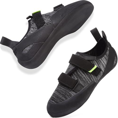 ziitop Climbing Shoes Mens Rock Climbing Shoes with Dual Hook-and-Loop
