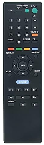 VINABTY RMT-B107P Télécommande remplacée Convient pour Sony Blu-Ray DVD Player BDP-S270 BDP-S370 BDP-S570 BDP-S470 BDP-BX57 BDP-S1700ES BDP-S373 BDP-S770