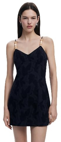 Vestido tirantes abalorios