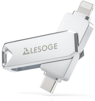 LESOGE USB C Stick 64G SpeicherStick für Handy und PC