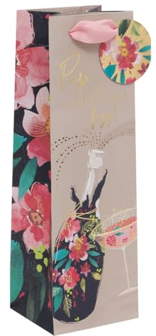 Ballyhoo Bottle Bag Birthday Fizz, 11 x 34 x 10 cms, Multi-Coloured