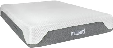 Milliard 10-Inch Memory Foam Queen Size Mattress, Pressure-Relieving - Firm Memory Foam Mattress, Best Mattress for Classic Comfort, Restful Sleep - Soft Memory Foam Mattress