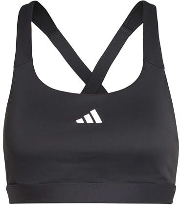 adidas Women Tlrdreact Training High Support Bra Sports Bra, LAB Black