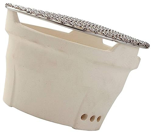 YARNOW 1 Satz Holzkohlegrill Heizofen Holzkohlegrillherd Holzkohleofen Im Freien Grillschalen Für Holzkohle Campingbedarf Grillzubehör Grillöfen Im Freien Bbq-tool Grillplatte Ton Tragbar