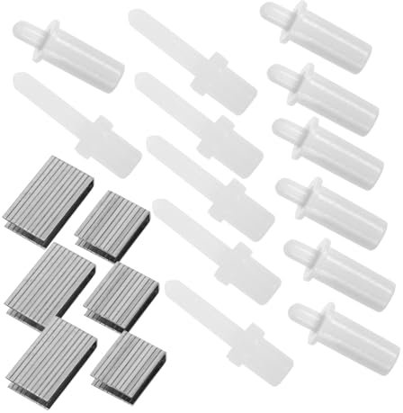 Gadpiparty Shutter Repair Kit Plastic Pins for Shutter Window Replacement Louver Staples for Home Blinds Repair