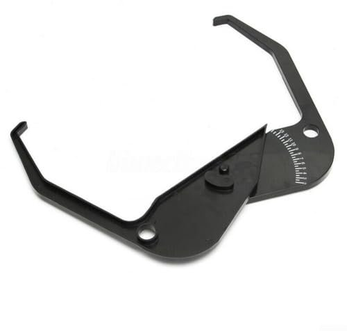 Pied à coulisse de largeur de jante portable pour une mesure précise