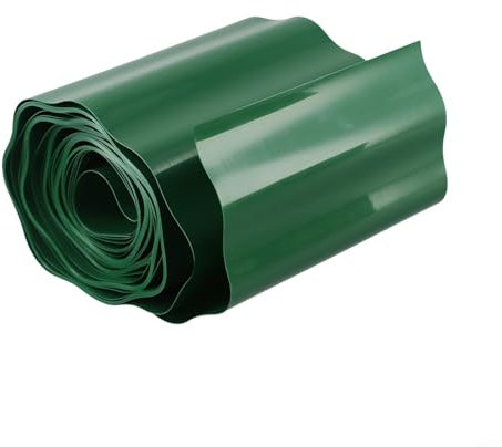Clôture de bordure de pelouse flexible pour parterres de fleurs et séparation de pelouse (15 cm x 9 m)