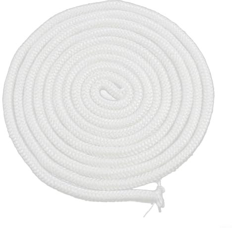 Guarnizione in fibra di vetro per stufe a legna e pellet, 3 metri, garantisce prestazioni ottimali (8 mm x 3 m di lunghezza)