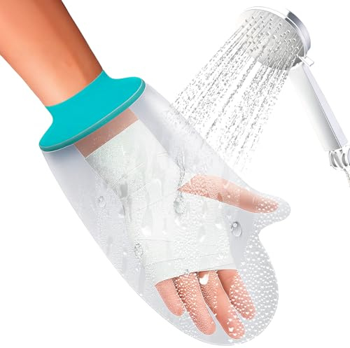 YAOYYG Protector Escayola Mano Adulto, Funda Impermeable para Brazo, Protección de Yeso Funda Protectora para Ducha Brazo, Protectores Suaves y Cómodos para Cubrir Vendajes, Yeso, Heridas