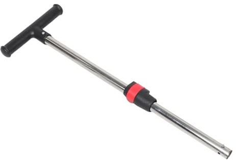 WRITWAA Maniglia a T con Blocco a Sgancio Rapido per Passeggino Barra di Spinta Ergonomica Compatibile 25 MM Accessorio Multifunzionale per Carrelli e Girelli Adatta per Uso Quotidiano