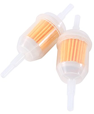 Motor 2x GM 6 oder 8mm Rohrfilter Inline Gas Vergaser Kraftstofffilter Benzinfilter Kraftstofffilter Vorfilter Kraftstofffilter Benzinfilter Universal Gasöl Flüssigkeitsfilter