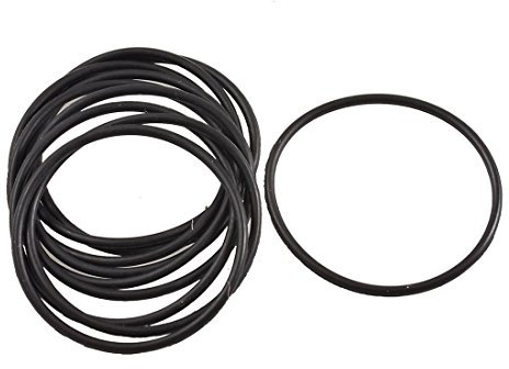 10 rondelle di tenuta in gomma nera per O-ring 33 mm x 30 mm x 1,5 mm