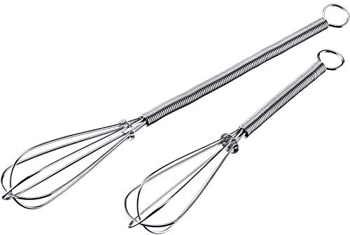 Westmark 2 Mini-Schneebesen, aus rostfreiem Edelstahl 18/8, 15cm und 20 cm Länge, silber, 12472270