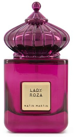 MATIN MARTIN Lady Roza Eau de Parfum Donna Litch, rabarbaro, bergamotto, intenso, raffinato, profumo arabo