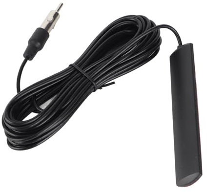 Universal Car FM Radio Antenna Stable Windshield Mount 5M Cable for Car Radio Replacement