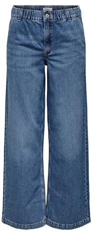ONLY Damen Onlcomet Mw Wide DNM Pim620 Noos, Medium Blue Denim, L / 32L