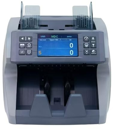 Contador de billetes, Contador de dinero multidivisa XD-770P con 1200 unidades/min y funciones conteo Para negocios