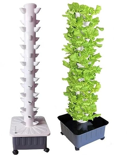 ZXSYYDS Tour hydroponique, système de Culture aquaponique, Tour de Jardin aéroponique Verticale pour cultiver des Herbes,Système de Culture hydroponique pour Jardinage d'intérieur