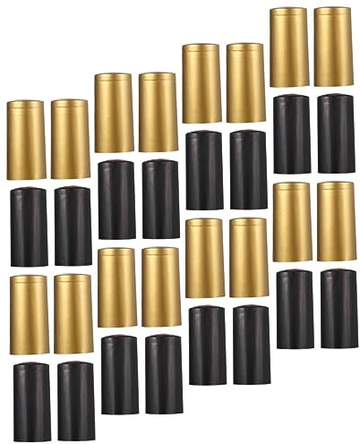 Healeved Lot de 200 Capsules Thermorétractables pour Bouteilles De Vin Excellente Étanchéité Sûres