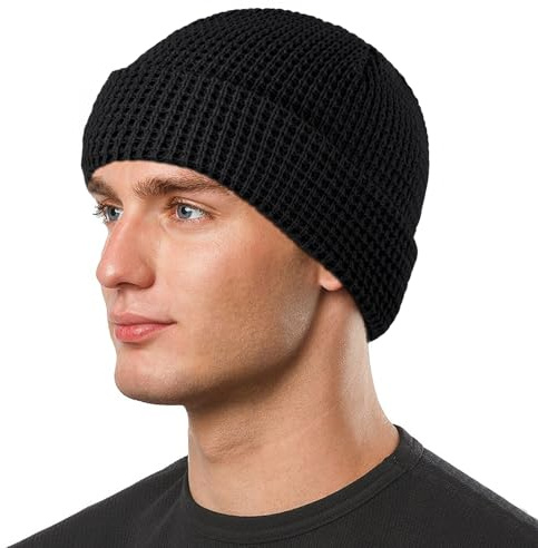 Kiiwah Gorro de Pescador, Gorro Trawler Beanie, Unisex Beanie Gorro de Pescador Skullcap Gorro Invierno Diseño Clásico para Hombre y Mujer
