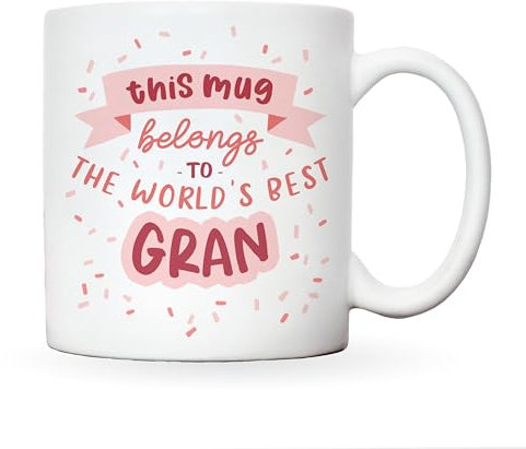 Manta Makes Nanny gifts, Nanny mug, gifts for nan, nanny birthday gifts, nan birthday gifts, nana gifts from grandchildren, granny gifts, gran mothers day or christmas birthday (Gran Mug)