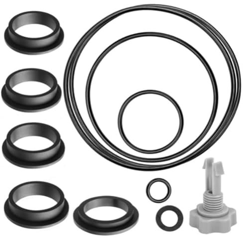 Filtre à sable de rechange pour pompes à filtre à sable Intex, accessoires de piscine pour joints de piscine Intex, pièces de rechange 25013, accessoires de piscine avec 1 valve de vidange d'air, 11