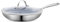 Sartén antiadherente de acero inoxidable,26 cm,saludable,revestimiento cerámico sin toxinas, con tapa, funciona en inducción, eléctrico y gas, sin PTFE, PFAS, PFOA,seguro para lavavajillas y horno.
