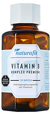 naturafit Vitamin B Komplex Premium Kapseln, 120 St. Kapseln