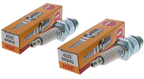 Zündkerze Set 2 Stück NGK BR8HS für Hercules Malaguti Sachs