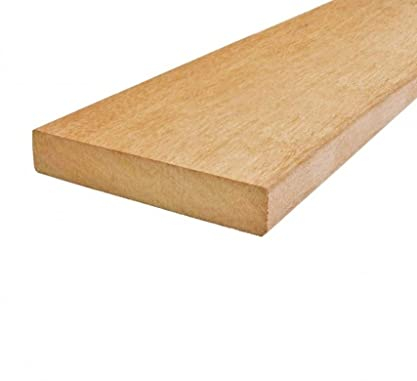 Terrassendielen aus Garapa von BioMaderas®, 145mm Breite, 21mm Stärke (91cm Länge)